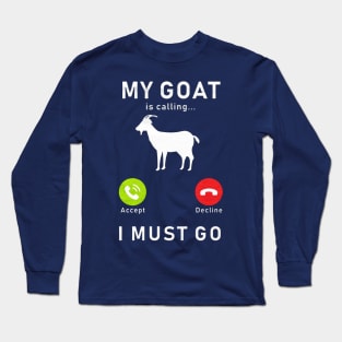 Goat Animal Long Sleeve T-Shirt